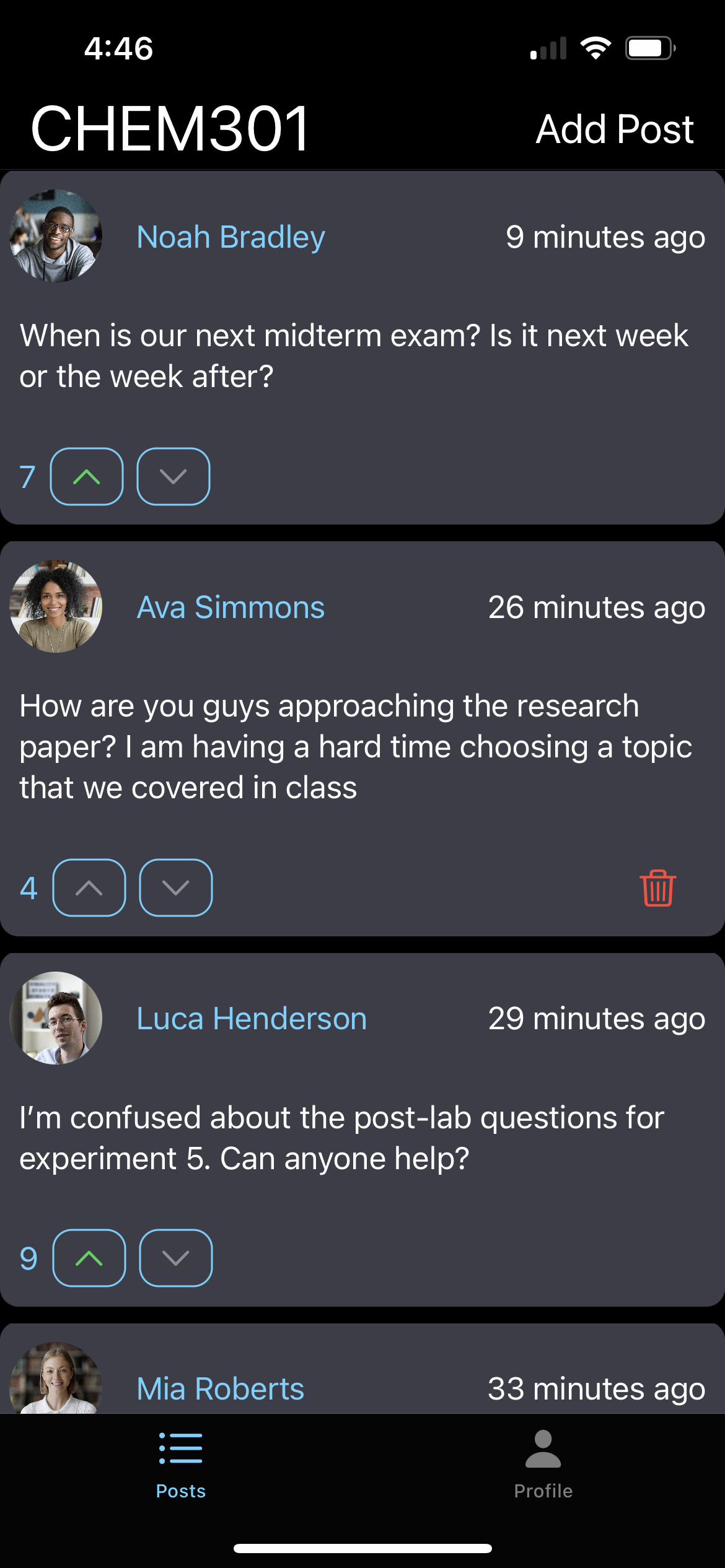 Campus Clique - Notifications